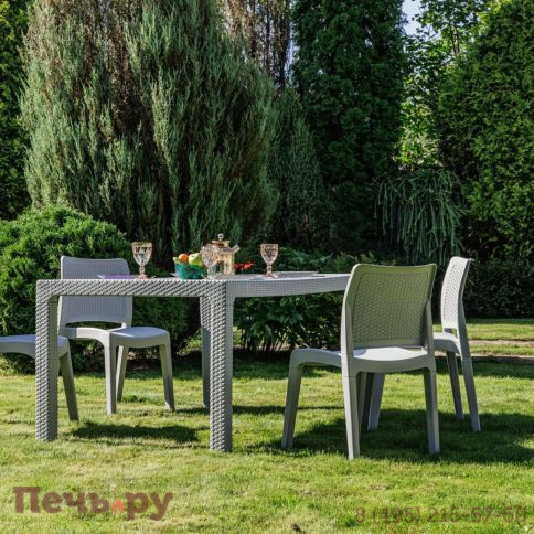 Обеденный комплект JULY S светло-серый фото 9