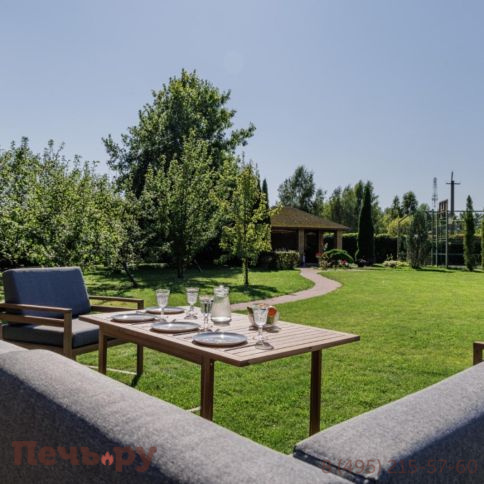 Обеденный комплект Royal Family BROOKLYN с угловым диваном из акации фото 6