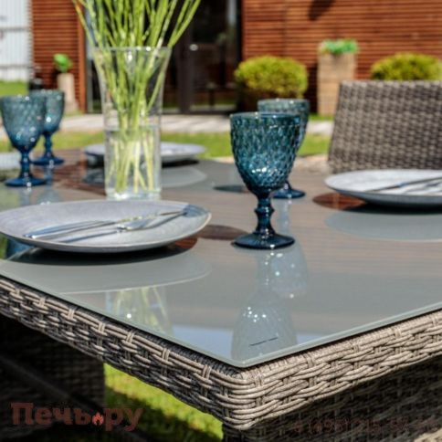 Обеденный комплект Royal Family Fiona из искусственного ротанга фото 7