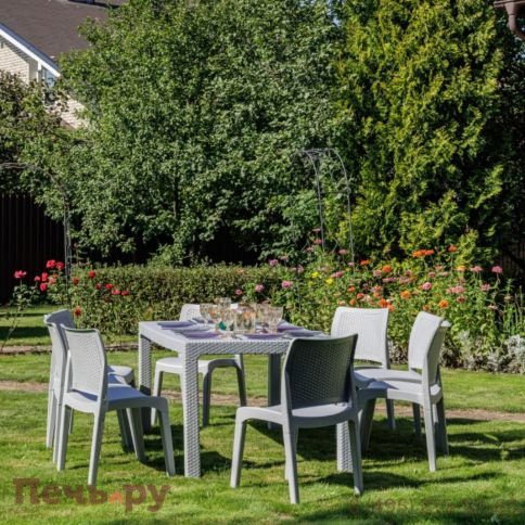 Обеденный комплект Royal Family JULY L светло-серый фото 3