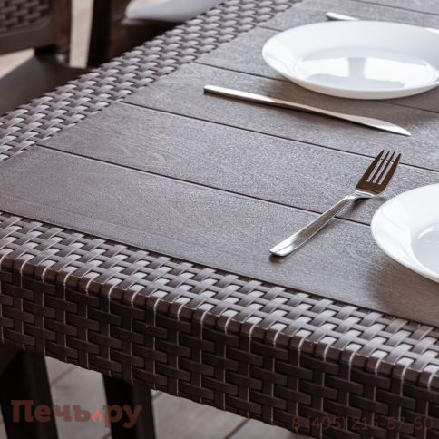 Обеденный комплект Royal Family JULY M коричневый фото 6