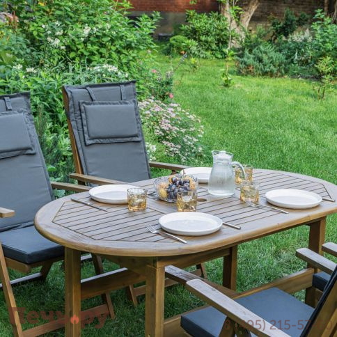 Обеденный комплект Royal Family KIMBERLY на 4 персоны (овальный стол) фото 3