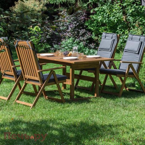 Обеденный комплект Royal Family KIMBERLY на 4 персоны(прямоугольный стол) фото 2