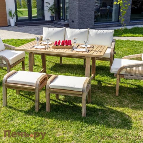 Обеденный комплект Royal Family MICHELLE бежевый фото 2