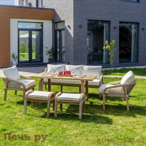 Обеденный комплект Royal Family MICHELLE бежевый фото 6