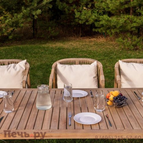 Обеденный комплект Royal Family MICHELLE на 8 персон из натуральной акации фото 6