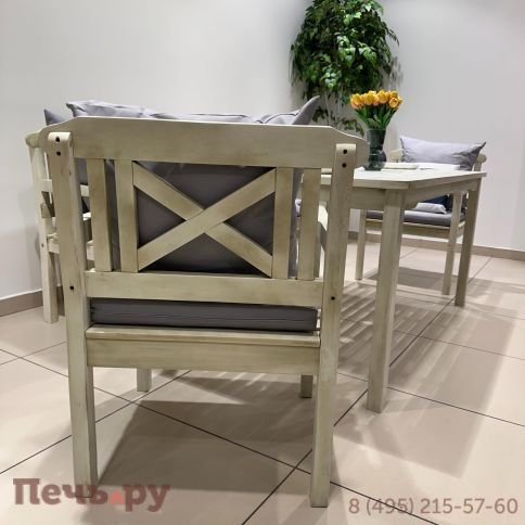 Обеденный комплект Royal Family SIERRA белого цвета фото 4