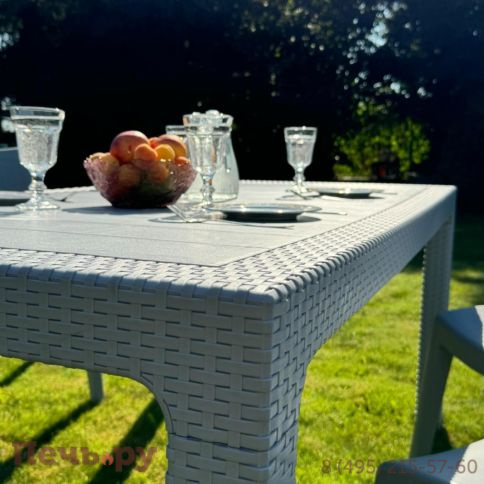 Обеденный стол Royal Family JULY светло-серый фото 5