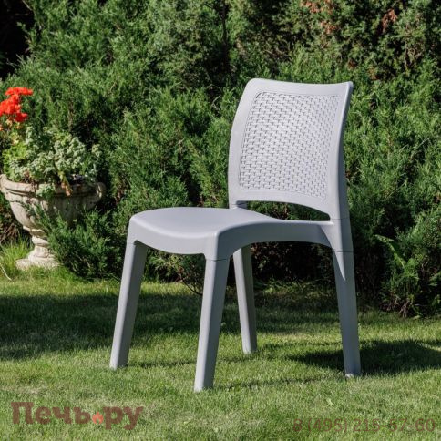 Обеденный стул Royal Family JULY светло-серый фото