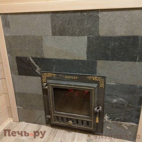 Облицовка для чугунной банной печи GFS ЗК 45 Талькохлорит (1140/50) Президент фото 3