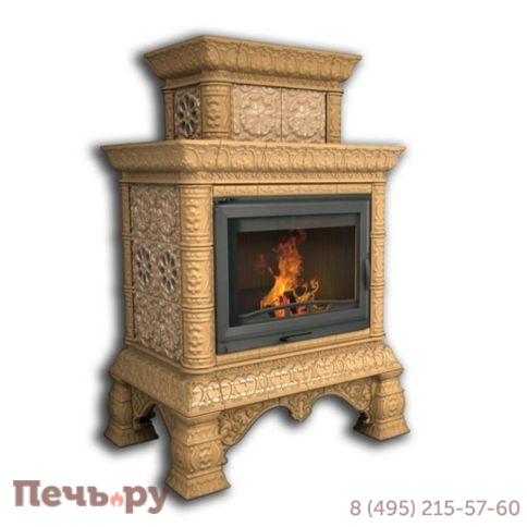 Облицовка камина КимрПечь Кострома центральный-двухъярусный фото 18