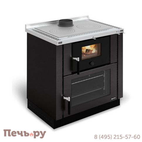 Отопительно-варочная печь La Nordica Verona black фото