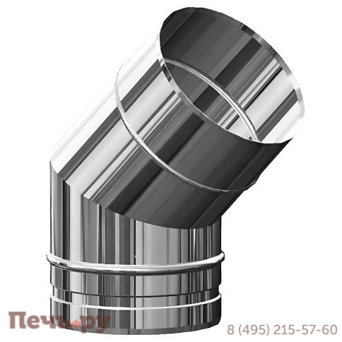 Отвод 45° Schiedel Prima Plus фото