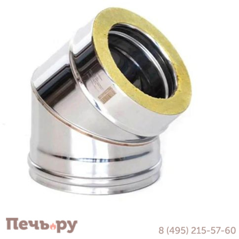 Отвод Теплов и Сухов Термо 45° ОТ-Р (430/0.5+430/0.5) фото