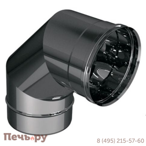 Отвод VHR 90º OTHR90 Вулкан (AISI 304 0.5мм) фото