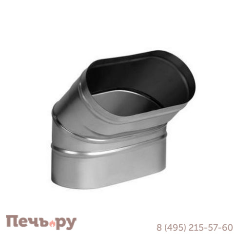 Отвод Вулкан VOR 45° 100x200 по широкой стороне (AISI 321 0.5мм) фото