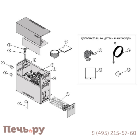 Парогенератор Harvia HGD90XW WiFi фото 2