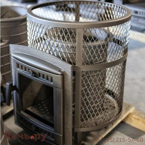 Печь банная Прометалл Атмосфера L КТТ сетка фото 9