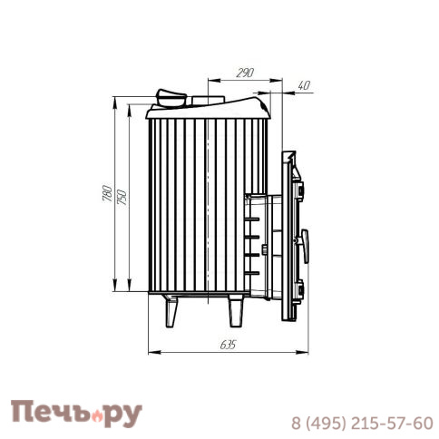 Печь банная Прометалл Атмосфера L+ КТТ в облицовке наборные ламели изображение 15 Печь банная Прометалл Атмосфера L+ КТТ в облицовке наборные ламели фото 15