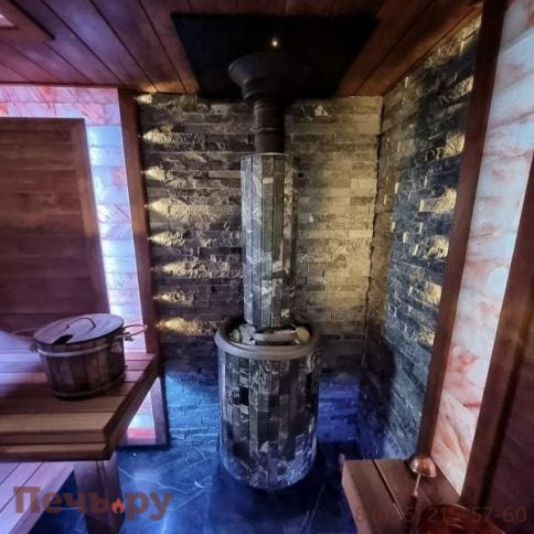 Печь банная Прометалл Атмосфера L КТТ в облицовке наборные ламели изображение 20 Печь банная Прометалл Атмосфера L КТТ в облицовке наборные ламели фото 20