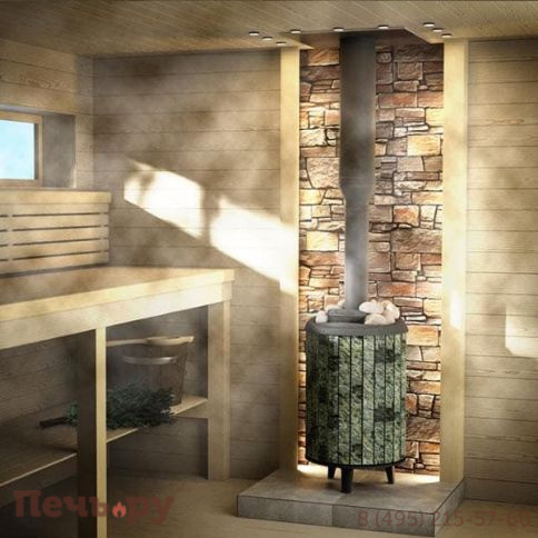 Печь банная Прометалл Атмосфера L КТТ в облицовке наборные ламели изображение 23 Печь банная Прометалл Атмосфера L КТТ в облицовке наборные ламели фото 23