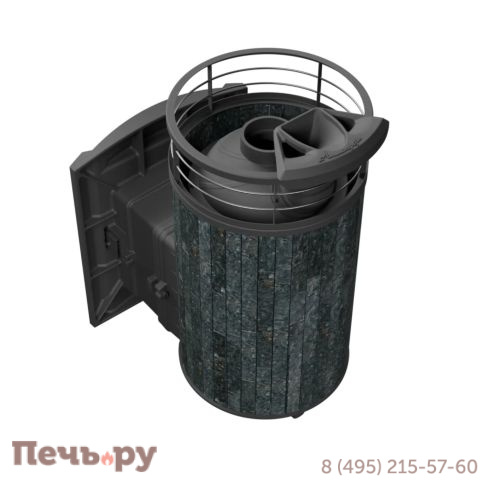 Печь банная Прометалл Атмосфера L ламель + сетка фото 17