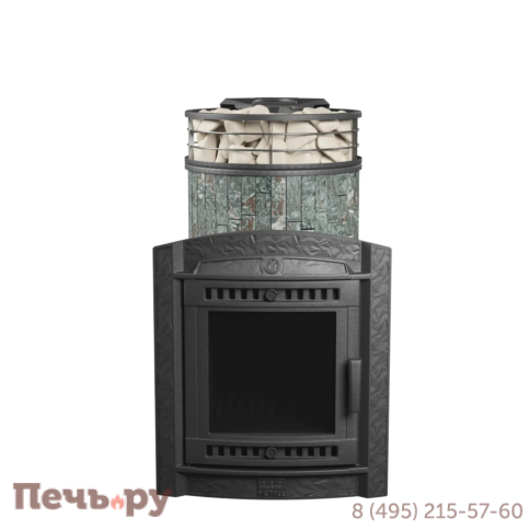 Печь банная Прометалл Атмосфера L ламель + сетка с тоннелем фото 20