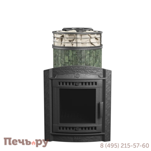 Печь банная Прометалл Атмосфера L ламель + сетка с тоннелем фото 27