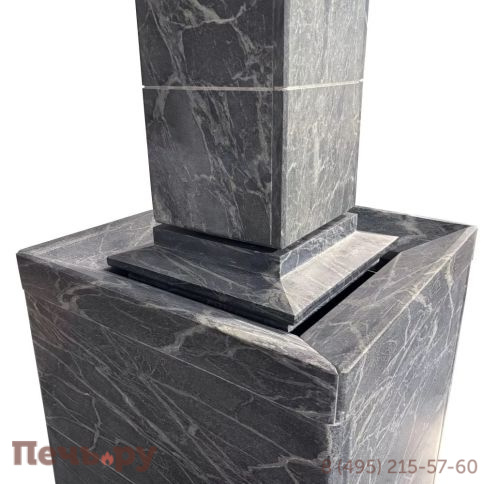 Печь банная Прометалл Атмосфера XL в облицовке Империя Талькохлорит фото 2