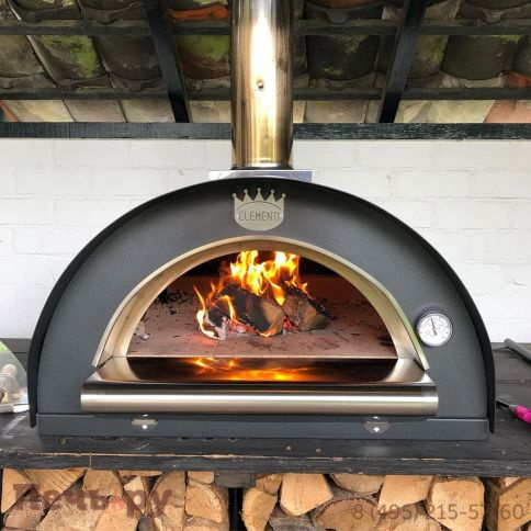 Печь Clementi Family Legna 60X60 Tetto Inox 304 фото 2