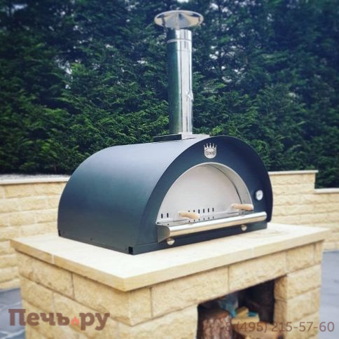 Печь Clementi Family Legna 60X60 Tetto Inox 304 фото 3