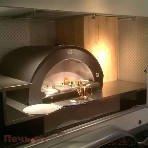 Печь Clementi Family Legna 60X60 Tetto Inox 304 фото 5