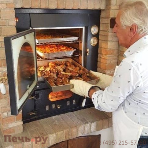 Печь Clementi Master incasso 45X60 Antracite фото 3