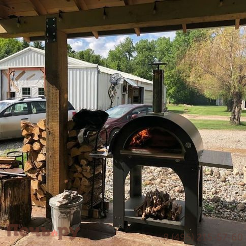 Печь Clementi Pulcinella Legna 60X60 Tutto Inox 430 фото 3