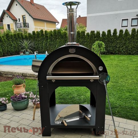 Печь Clementi Pulcinella Legna 60X60 Tutto Inox 430 фото 4