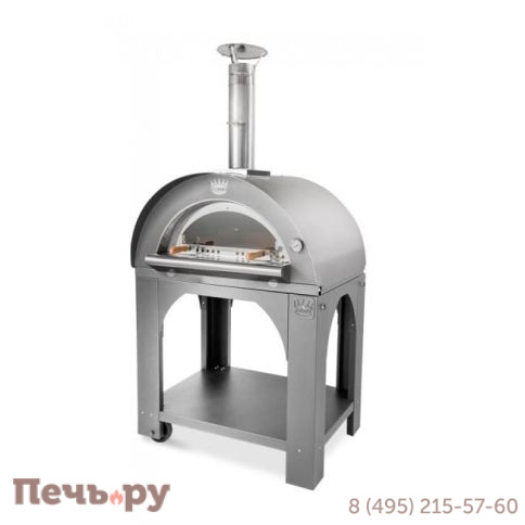 Печь Clementi Pulcinella Legna 60X60 Tutto Inox 430 фото