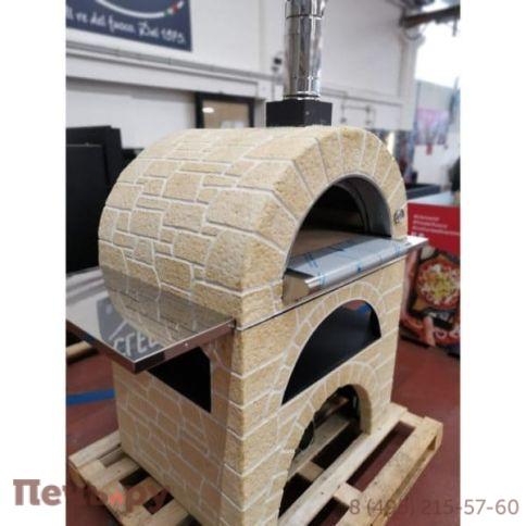 Печь Clementi Pulcinella Stone 80X60 Sabbia фото 2