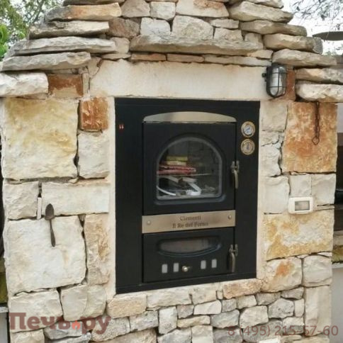 Печь Clementi Smile incasso 50X40 ramato фото 3