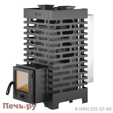Печь для бани Aston 20 стекло Аква фото