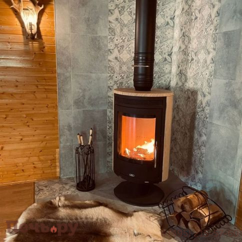 Печь камин ABX Arktis 8 поворотный фото 15