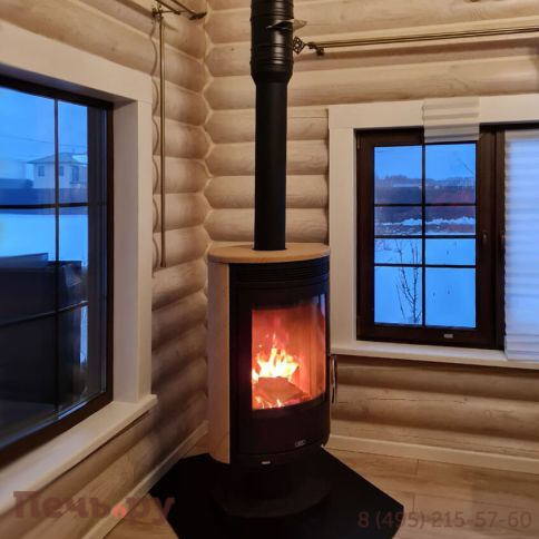 Печь камин ABX Arktis 8 поворотный фото 6