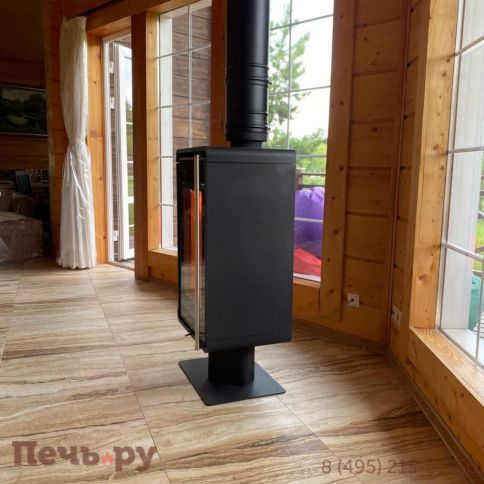 Печь-камин Астов Куб (ПК 4581) на низкой ноге фото 5