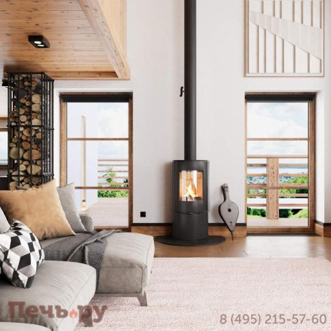 Печь камин Астов R1.0 (круглая задняя часть) фото 7