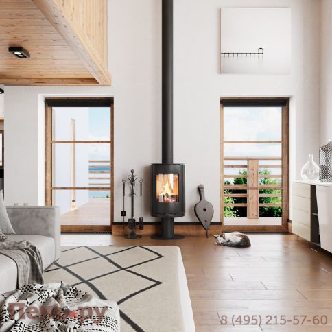 Печь-камин Астов R1 N сталь фото 3