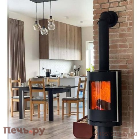Печь-камин Астов R1 N сталь фото 5