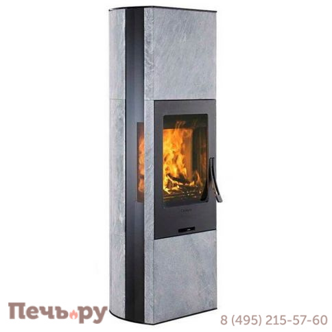 Печь камин Contura 35T:1 чугунная дверца, верхняя панель из стекла фото