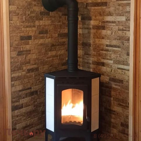 Печь-камин ЭкоКамин Бавария угловая (РК 145) без плиты фото 10