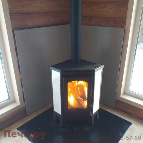 Печь-камин ЭкоКамин Бавария угловая (РК 145) без плиты фото 4