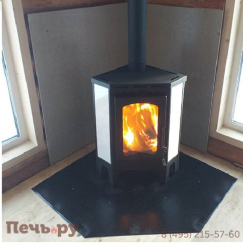 Печь-камин ЭкоКамин Бавария угловая (РК 145) без плиты фото 6