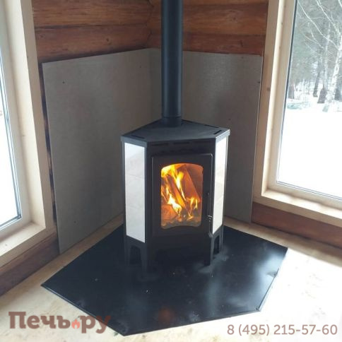 Печь-камин ЭкоКамин Бавария угловая (РК 145) без плиты фото 8